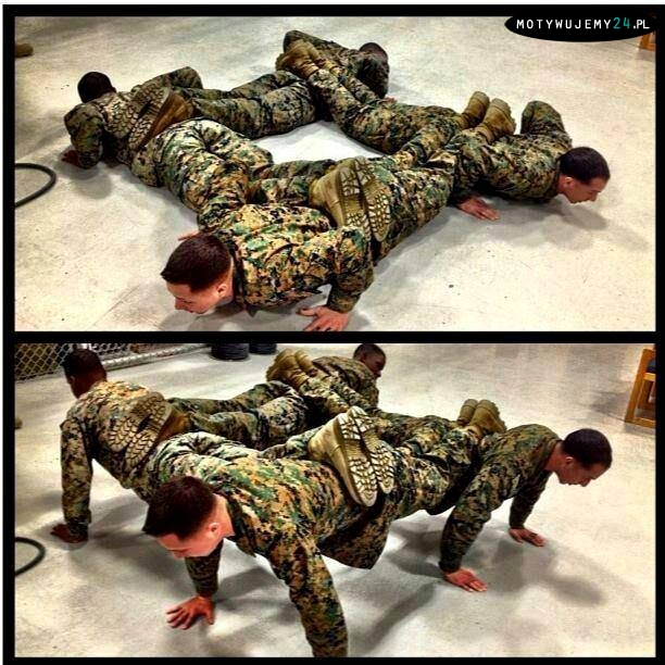 wojskowe ćwiczenie