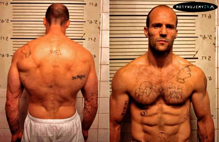 Jason Statham i jego sylwetka