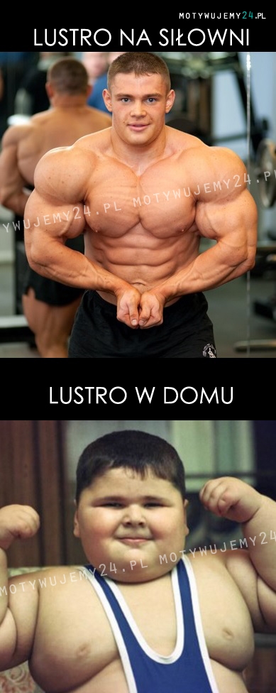 Lustro na siłowni vs w domu