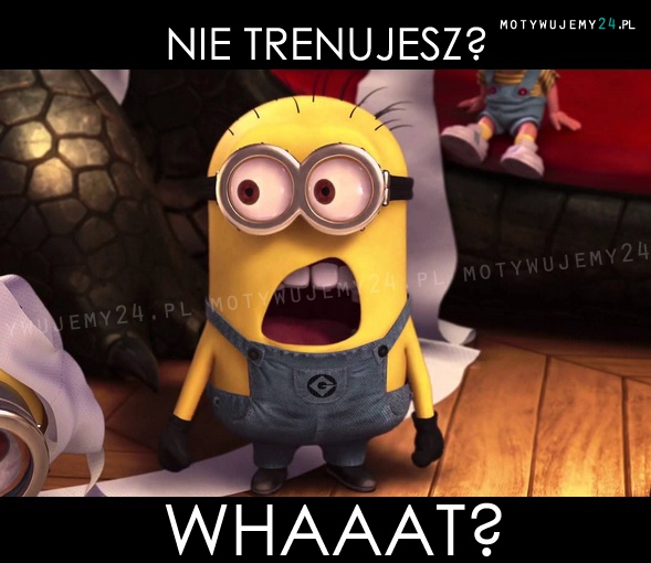 Nie trenujesz?