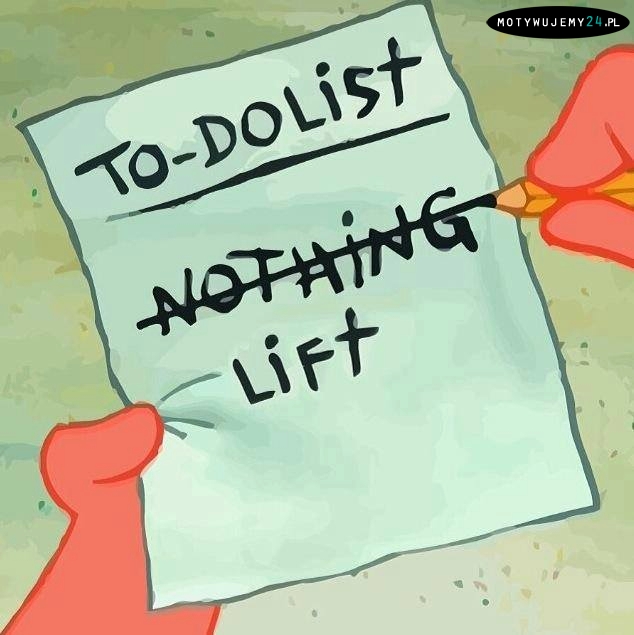 A Ty masz dziś w planach trening? A Ty masz dziś w planach trening?