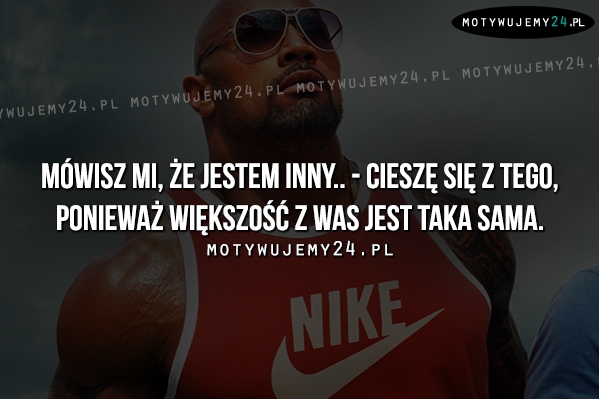 Mówisz mi, że jestem inny.. Mówisz mi, że jestem inny..