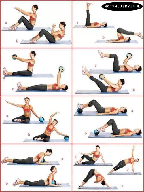 Kilka dobrych ćwiczeń na mięśnie brzucha