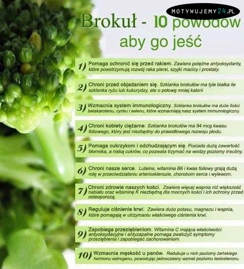 10 powodów aby jeść brokuły