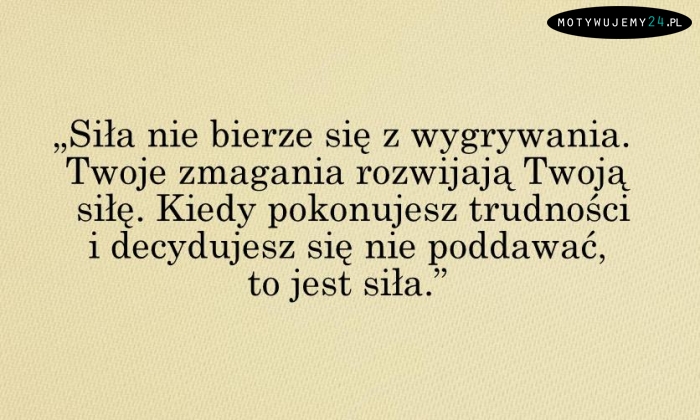 Siła...