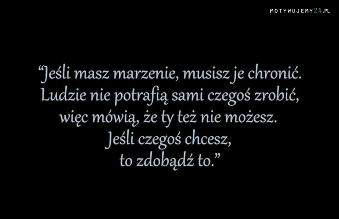 Marzenie...