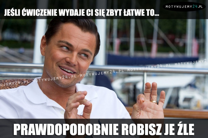 Jeśli ćwiczenie wydaje Ci się zbyt łatwe to...