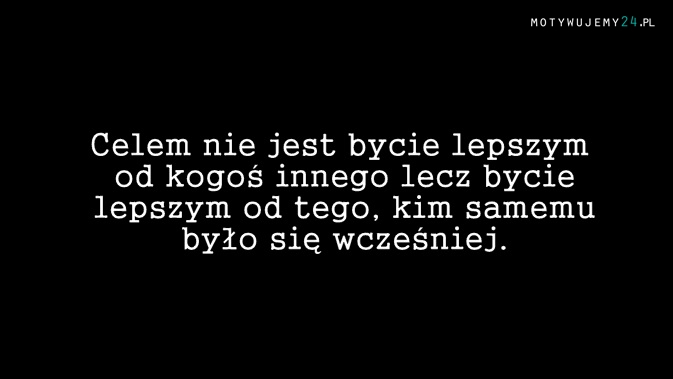 Celem nie jest...