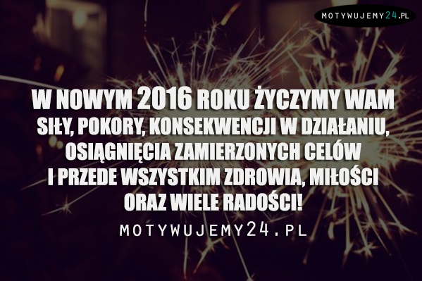 Szczęśliwego Nowego Roku życzy zespół M24