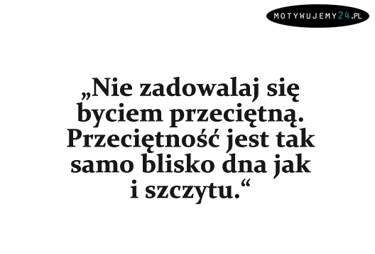 Przeciętność...