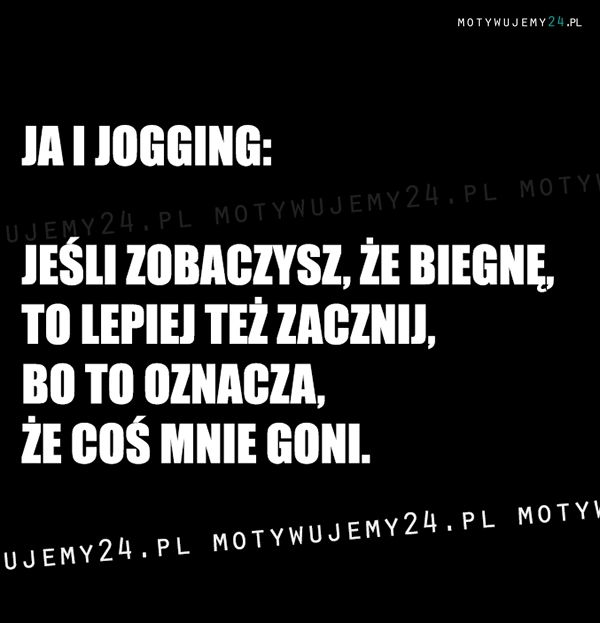 Ja i jogging...