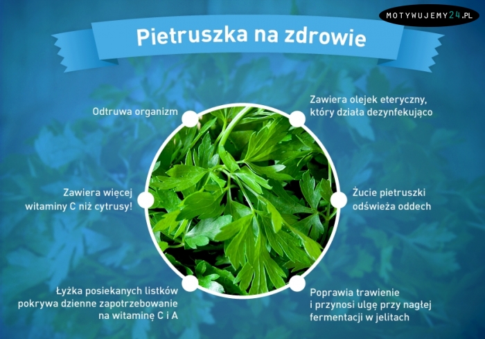 Dlaczego warto jeść pietruszkę