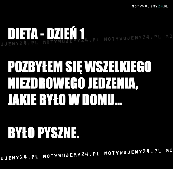 Dieta - dzień 1