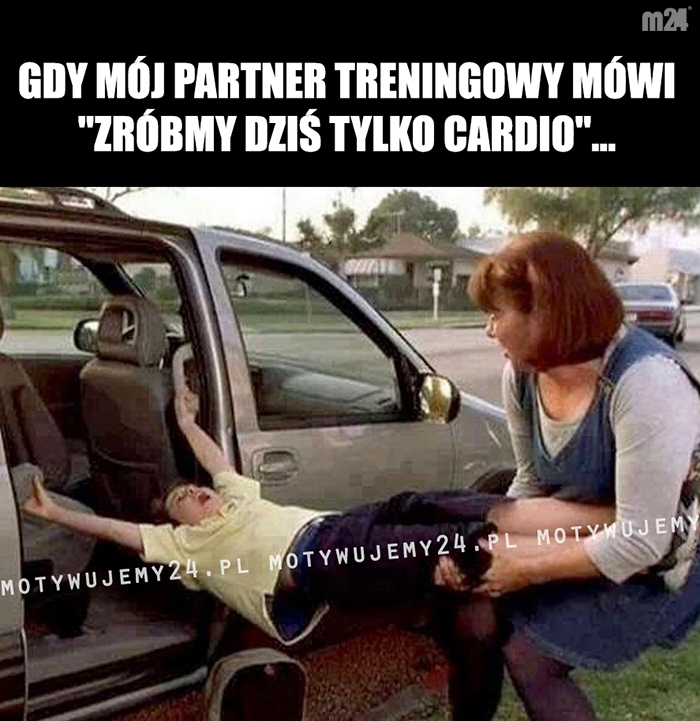 Gdy mój partner treningowy mówi...