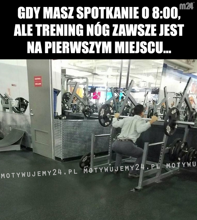 Trening przede wszystkim...