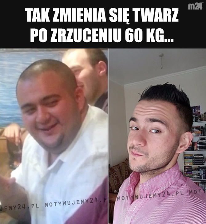 Tak zmienia się twarz po zrzuceniu 60kg!