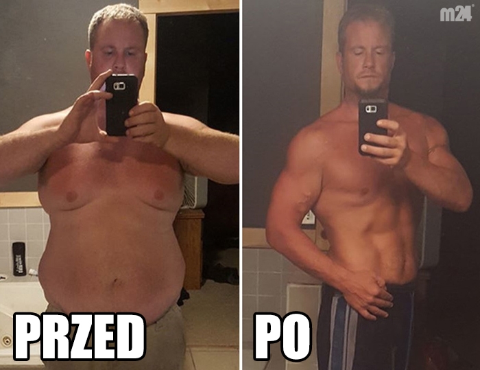 Przed i po zrzuceniu 60 kg