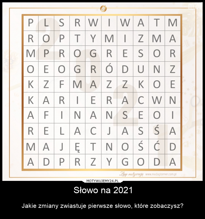 Słowo na 2021