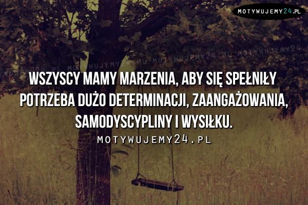 Wszyscy mamy marzenia..