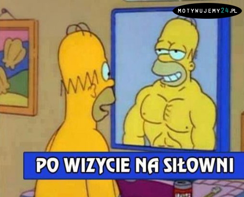 Po wizycie na siłowni..