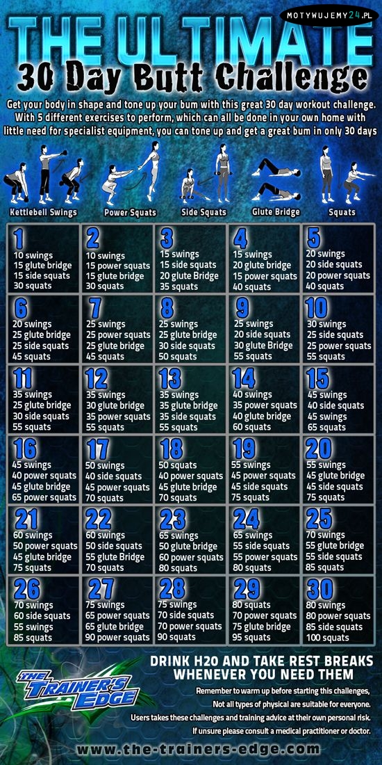 30-day butt challange