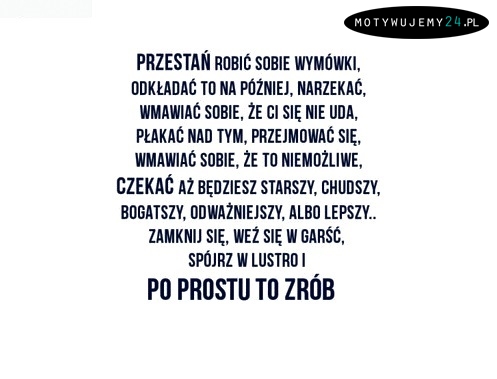 Przestań...