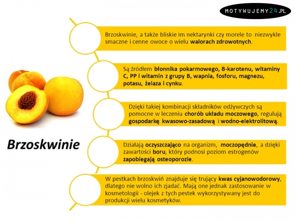 Dlaczego warto jeść brzoskwinie
