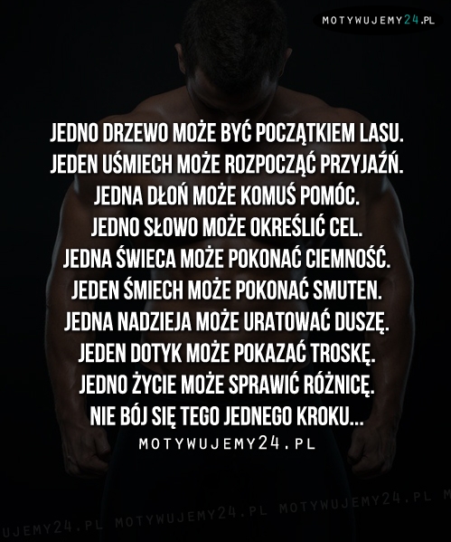 Nie bój się pierwszego kroku