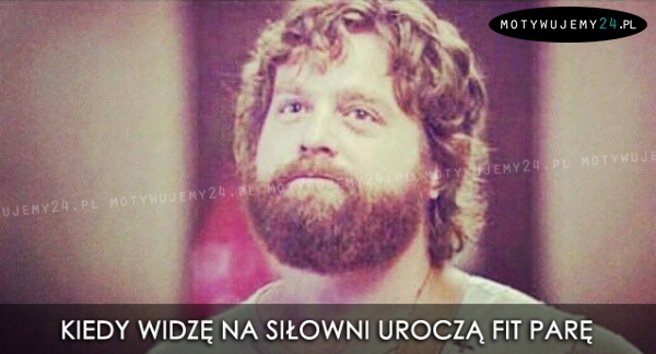 Kiedy widzę na siłowni...