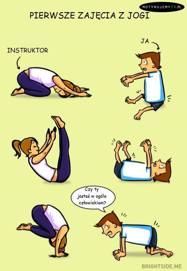 Pierwsze zajęcia z jogi