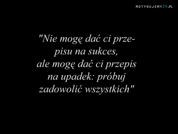 Przepis na sukces