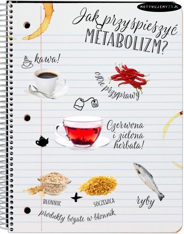 Kilka produktów na przyspieszenie metabolizmu
