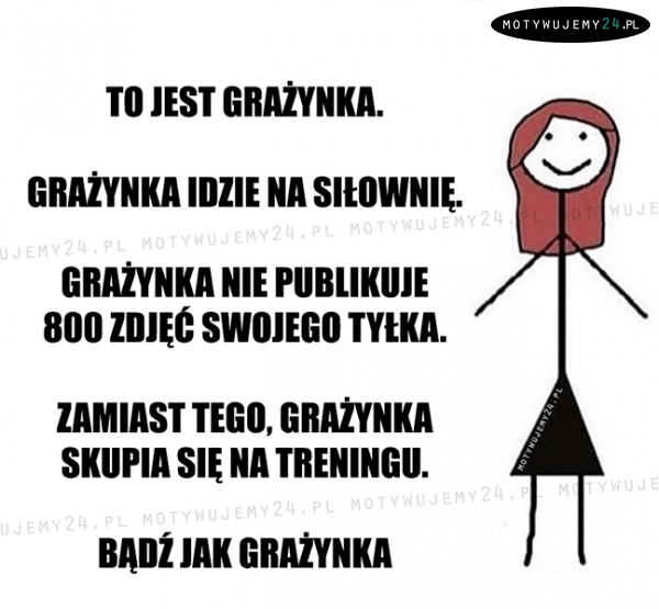 Poznajcie Grażynkę...