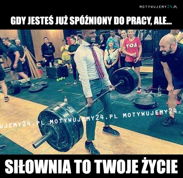 Gdy jesteś już spóźniony do pracy, ale...