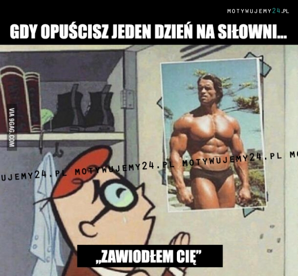 Gdy opuścisz jeden dzień na siłowni...