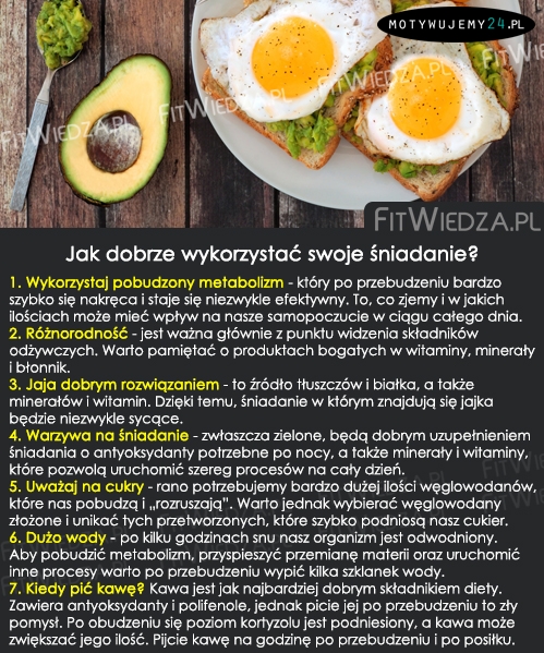 Jak dobrze wykorzystać swoje śniadanie