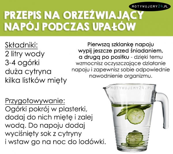 Orzeźwiający napój na upalne dni