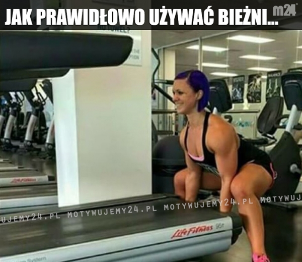 Jak prawidłowo używać bieżni...