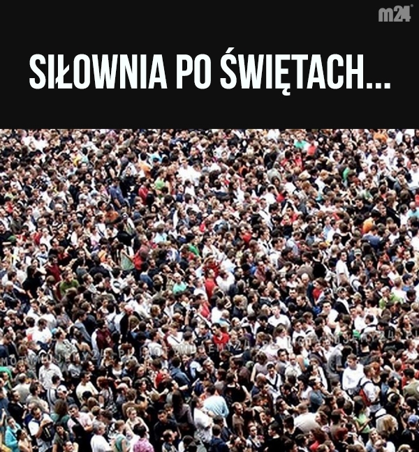 Siłownia po świętach...